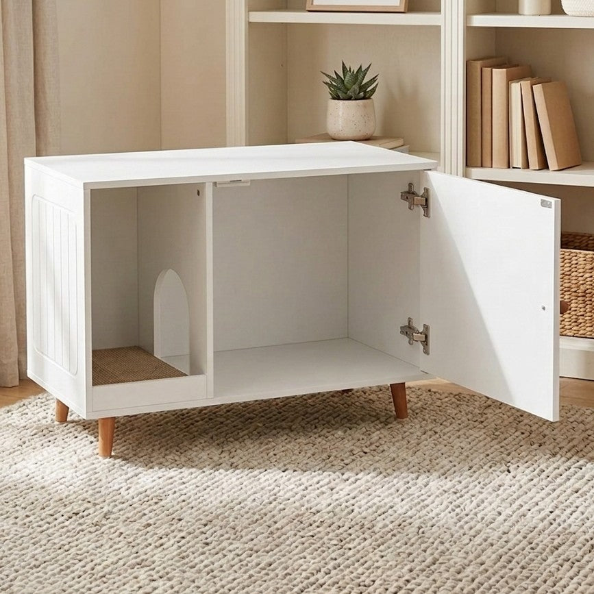 Multifunctional Pet Furniture Cat House and Litter Box Cabinet