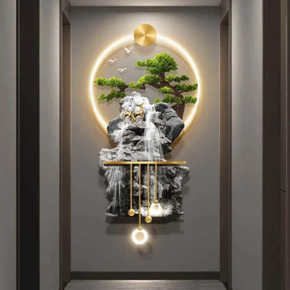 3D Waterfall Wall Art