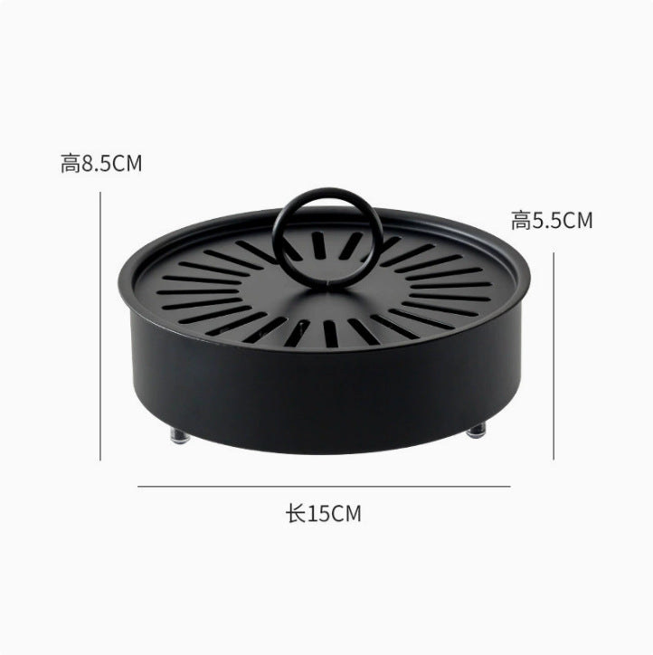 Iron Mosquito-Repellent Incense Box with Cover