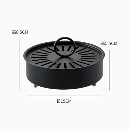 Iron Mosquito-Repellent Incense Box with Cover