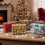102pcs Christmas Balls Ornaments