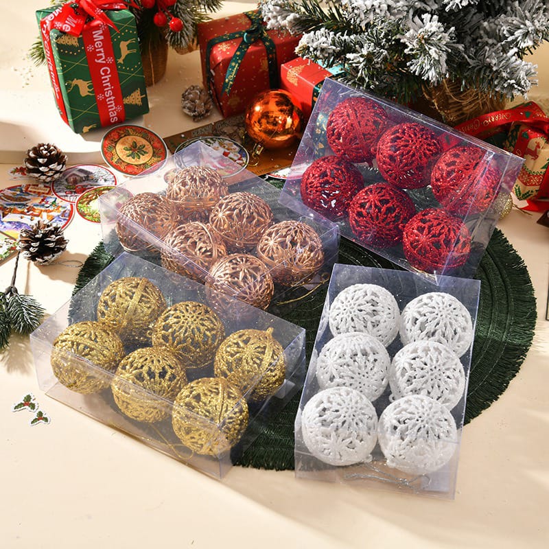6Pcs Christmas Balls – Hanging Tree