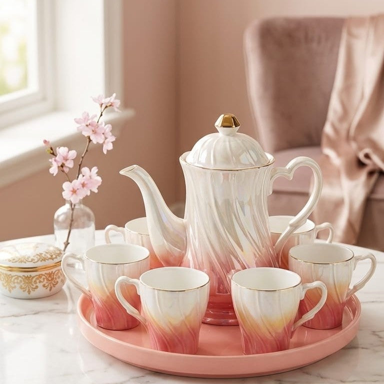 8pc Coffee and Tea Set