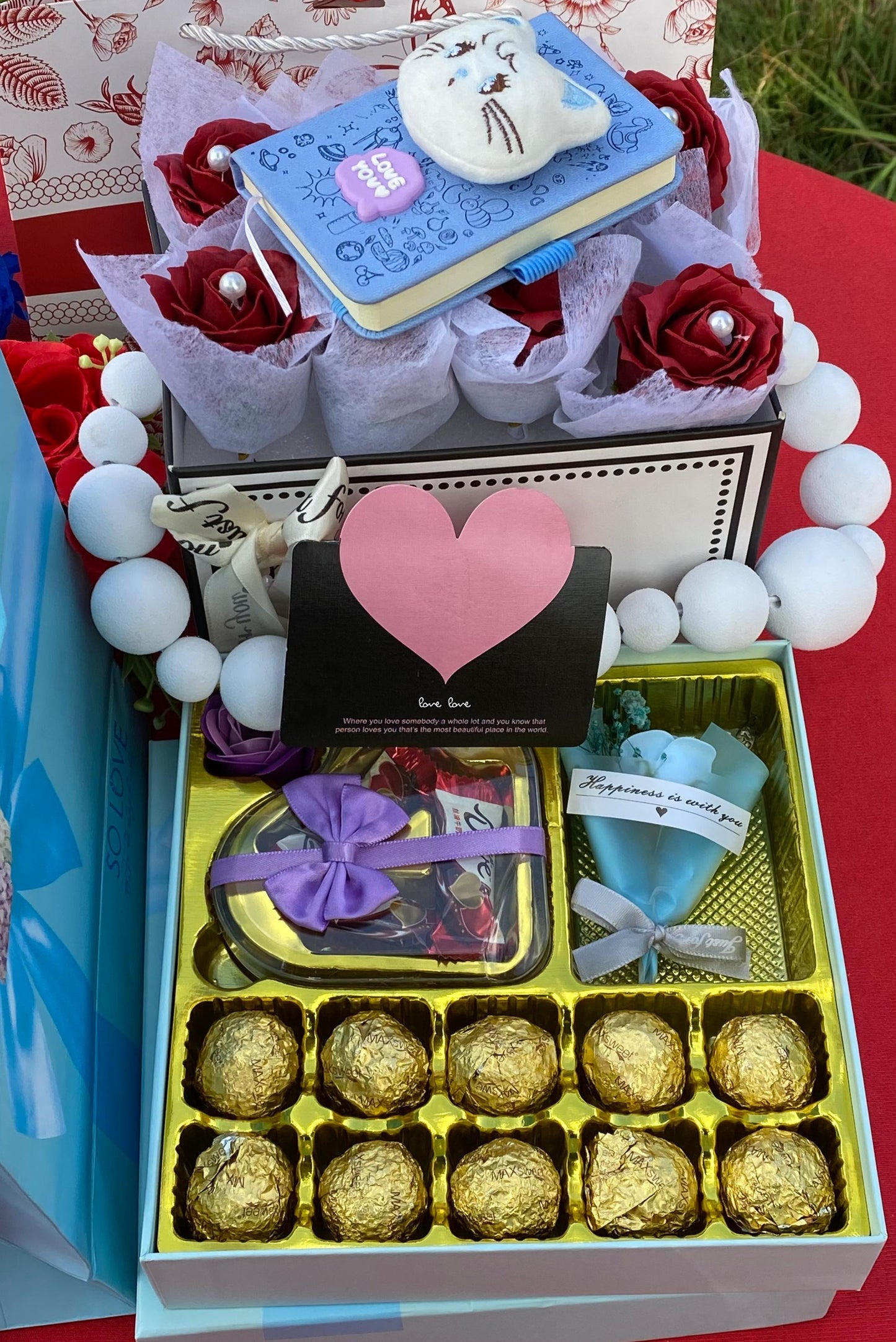 Ladies Notebook & Chocolate Gift Set
