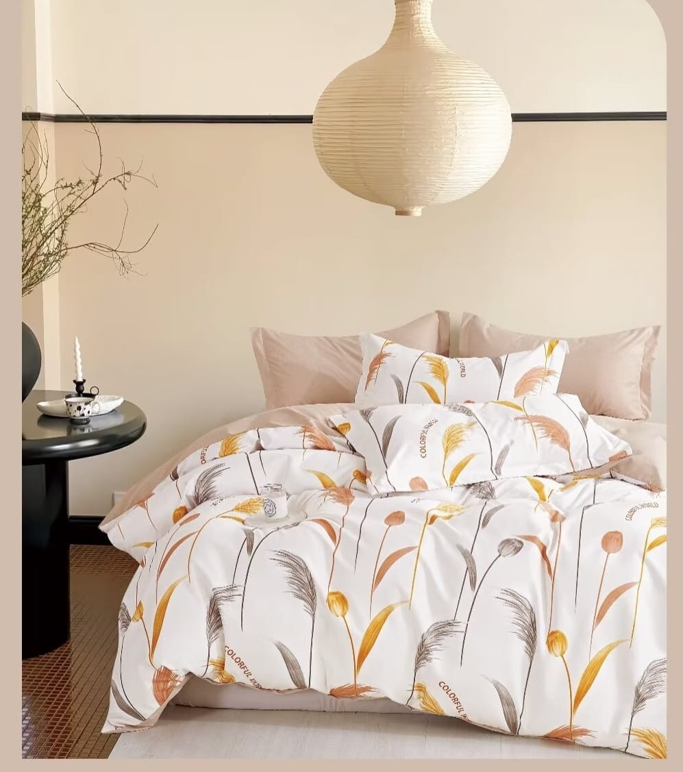 4Pc Double Sided Duvet Cover Set