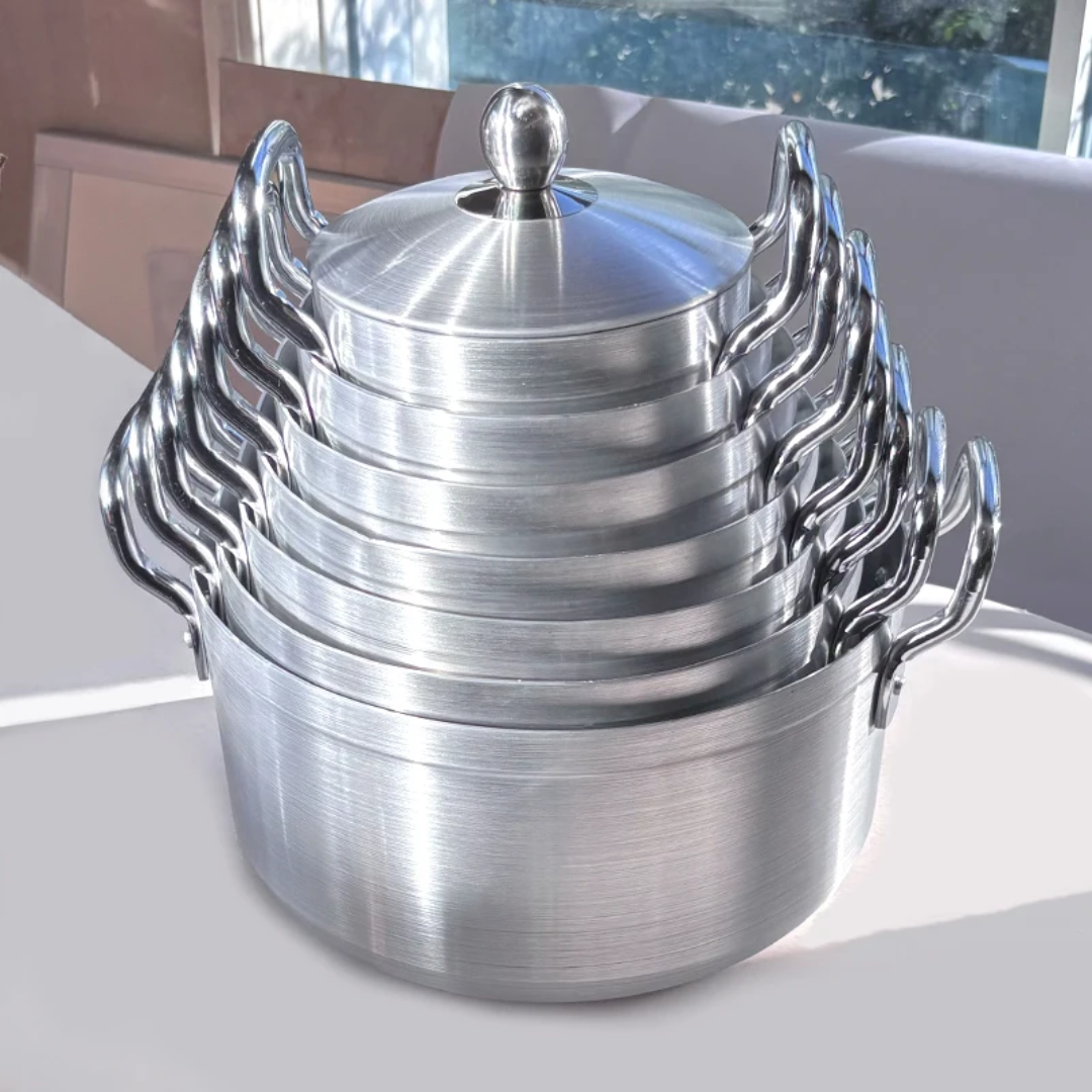 14-Piece Aluminum Stock Pot Set