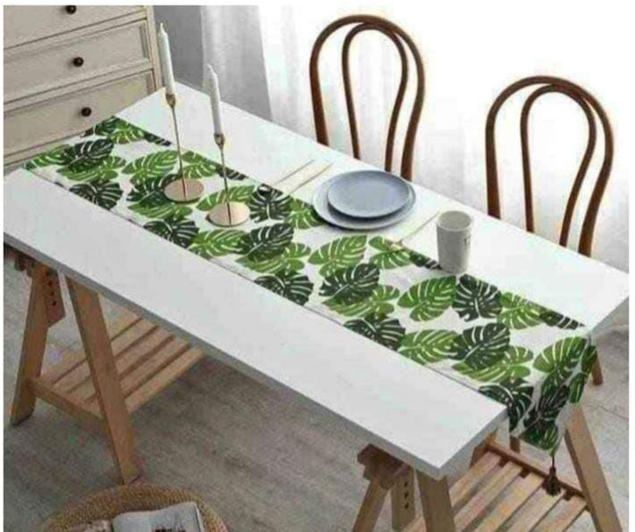 Double-Sided Cotton Linen Table Runner