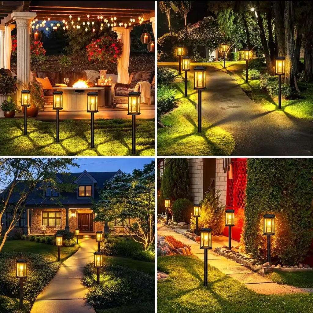 60cm long solar outdoor pathway garden lights for gardens and walkways