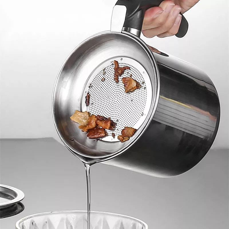 1.3 liter oil filter for home or professional kitchen use