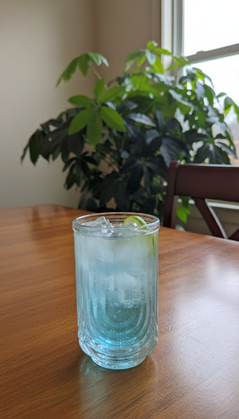 6pcs Unique Ribbed Glasses