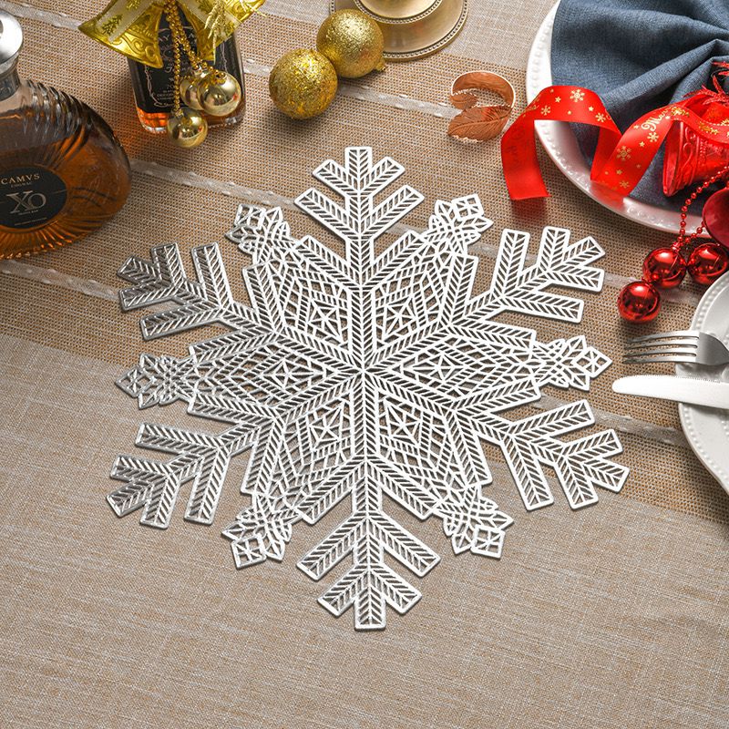 6pc Christmas Snowflake Tablemats Set