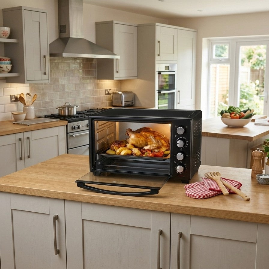 Electric Oven With Rotisserie Function
