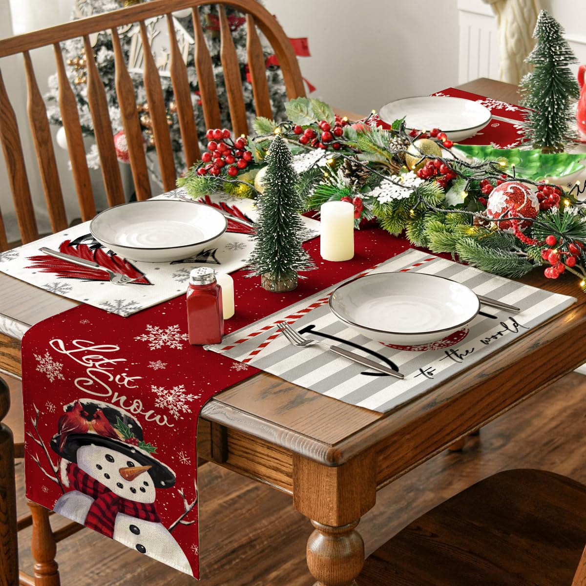 1Pc Christmas Dining Table Placemat