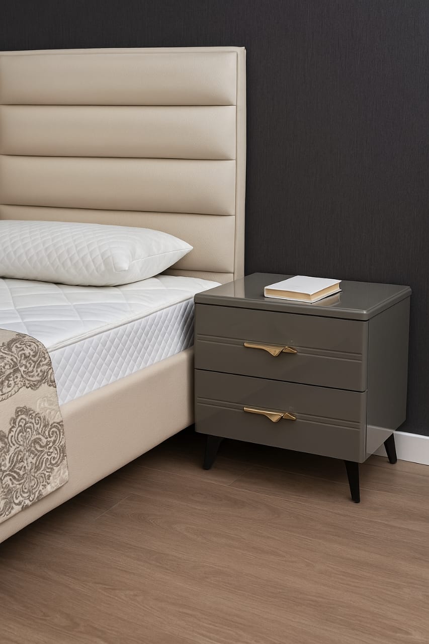 Wooden bedside drawer with single storage drawer