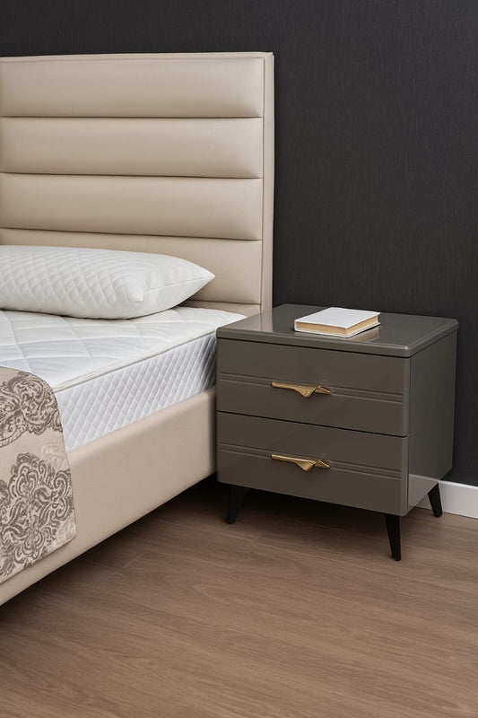 Wooden bedside drawer with single storage drawer