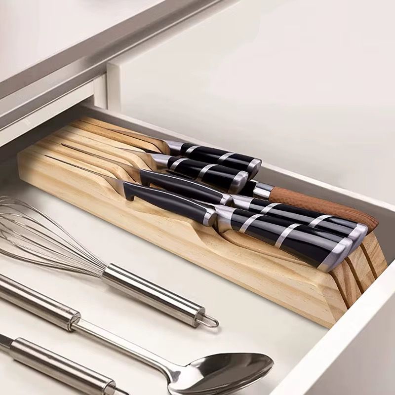 Wooden Kitchen Knife Holder