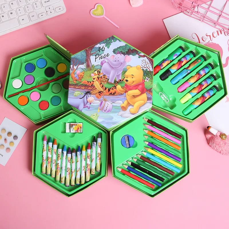 Cartoon Themed 46pcs Art Set
