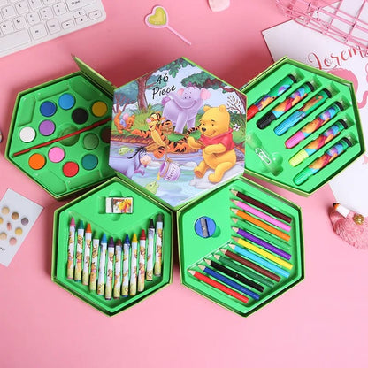 Cartoon Themed 46pcs Art Set