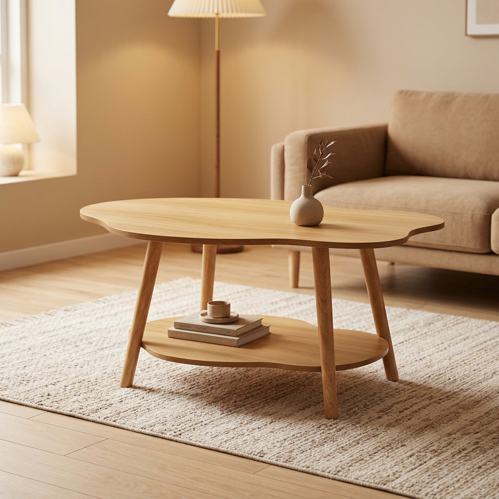 2 Tier Cloud Shaped Coffee Side Table