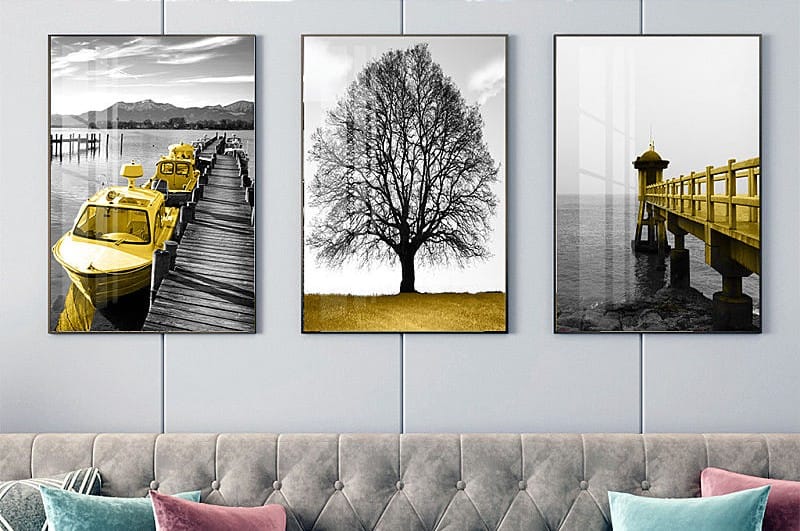 3Pc Wooden Wall Hangings