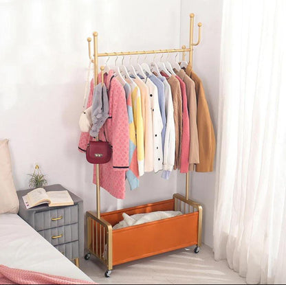 Multipurpose Cloth Rack With Wheels
