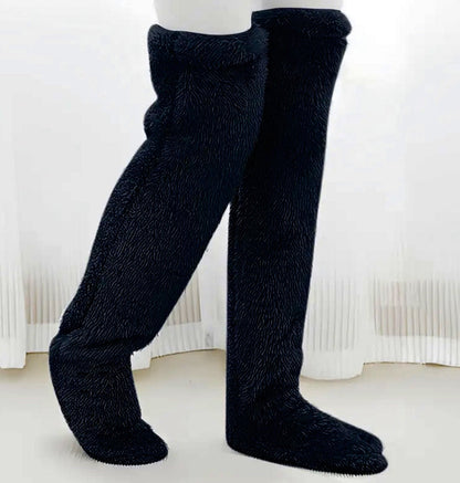 Over Knee High Fuzzy Socks