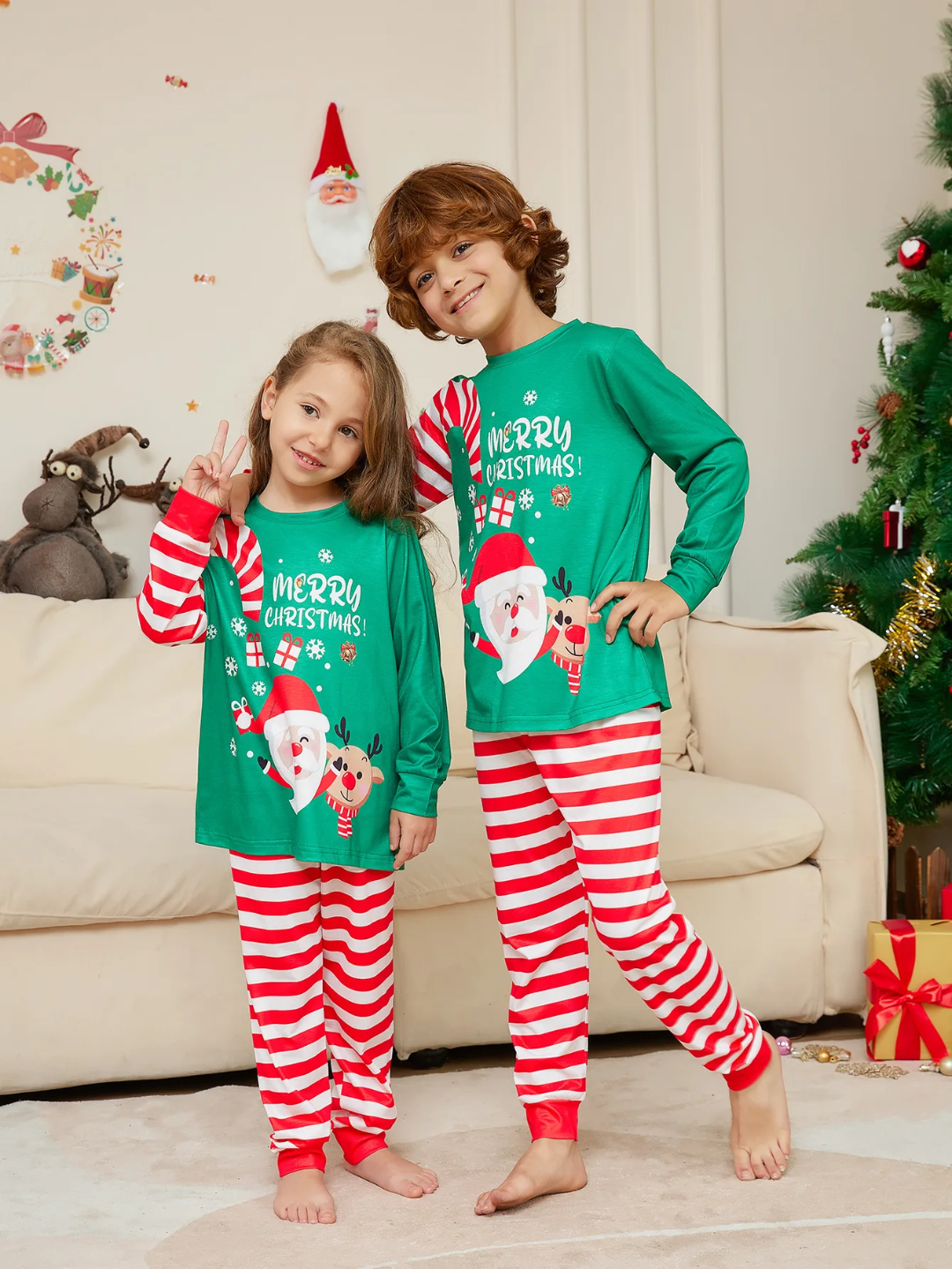 Christmas Pajamas Outfit for Adults and Kids