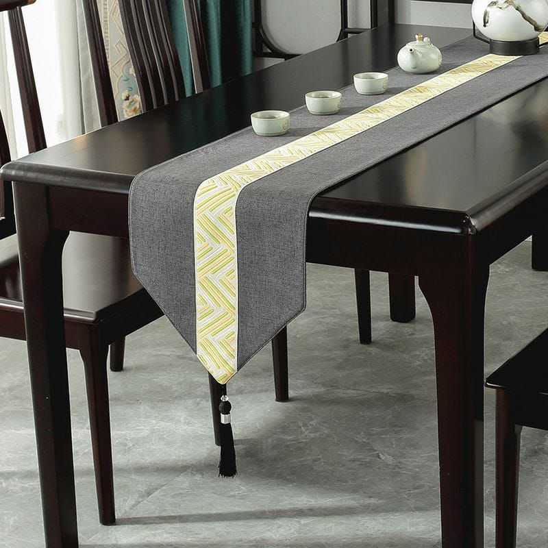 Cotton Linen Table Runner – 33×120 cm