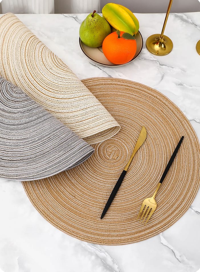 Round Weaving Pot Mat