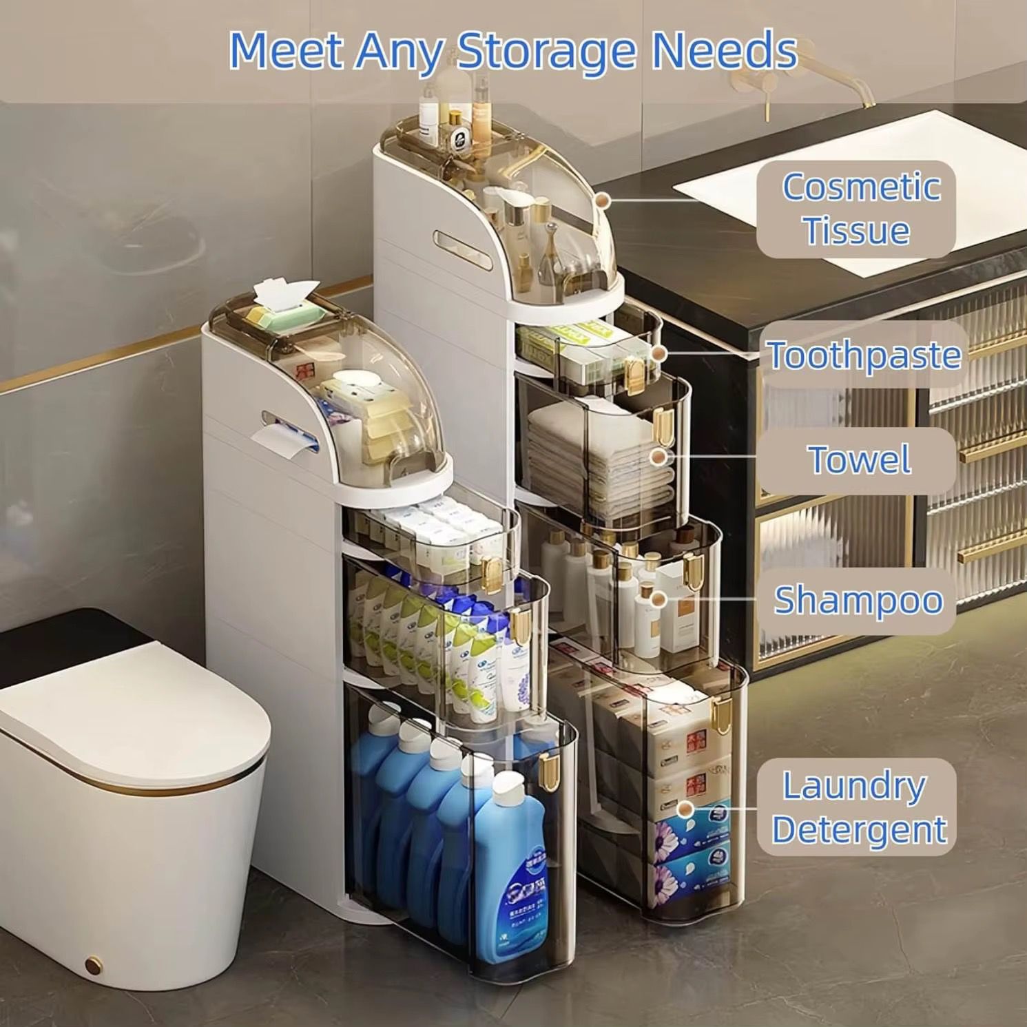 Waterproof Bathroom Shelf