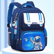 Orthopedic children school bag with spine protection and ergonomic back support in multiple colors. 