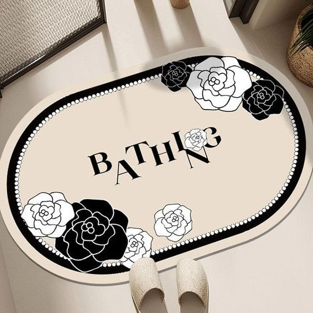 Diatom Absorbent Non Slip Bathroom Floor Mat 40×60cm