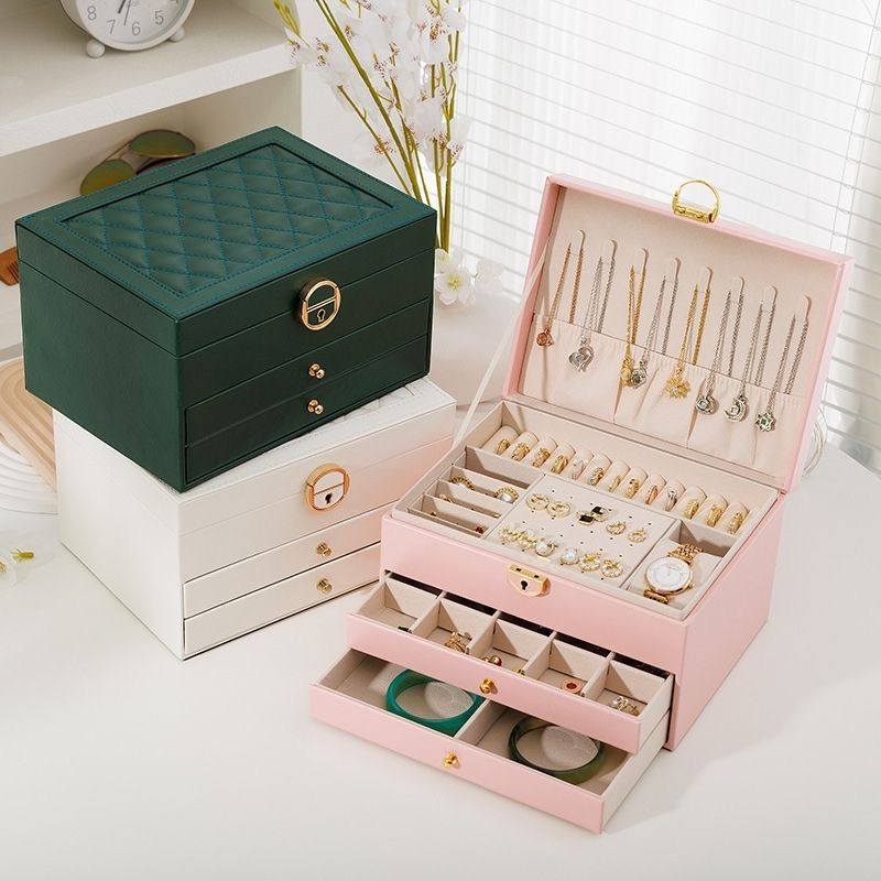 Multi-Layer Jewelry Organizer Case