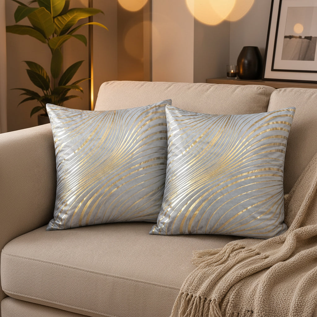 Printed Cushion Cover 45 × 45 cm