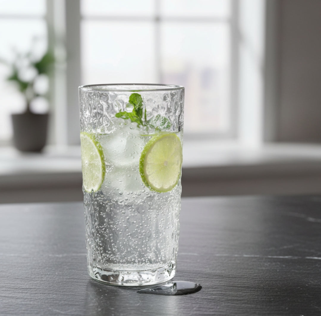 6pcs Ice Texture Crystal Glass