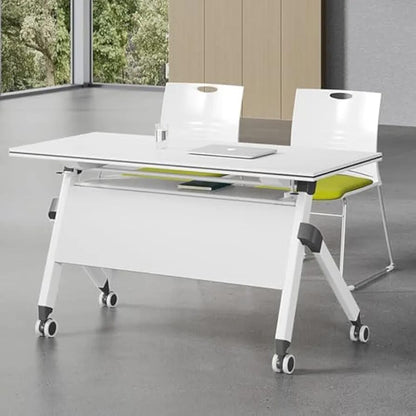 Folding study table measuring 120cm by 60cm with a height of 75cm.