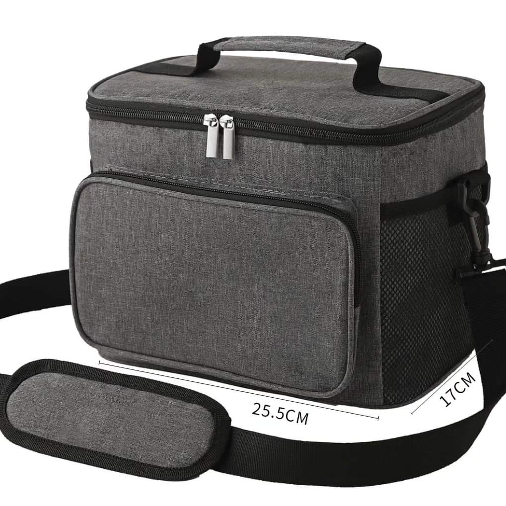 Large capacity cooler lunch bag
