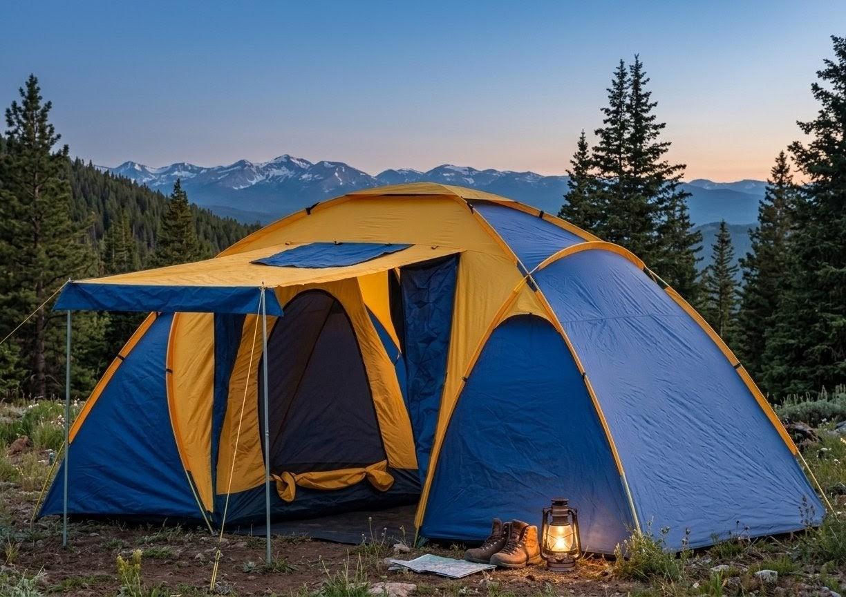 3in1 Family Camping Tent
