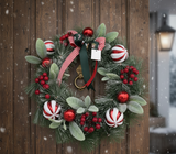 Front Door Christmas Wreath Decoration – 32cm