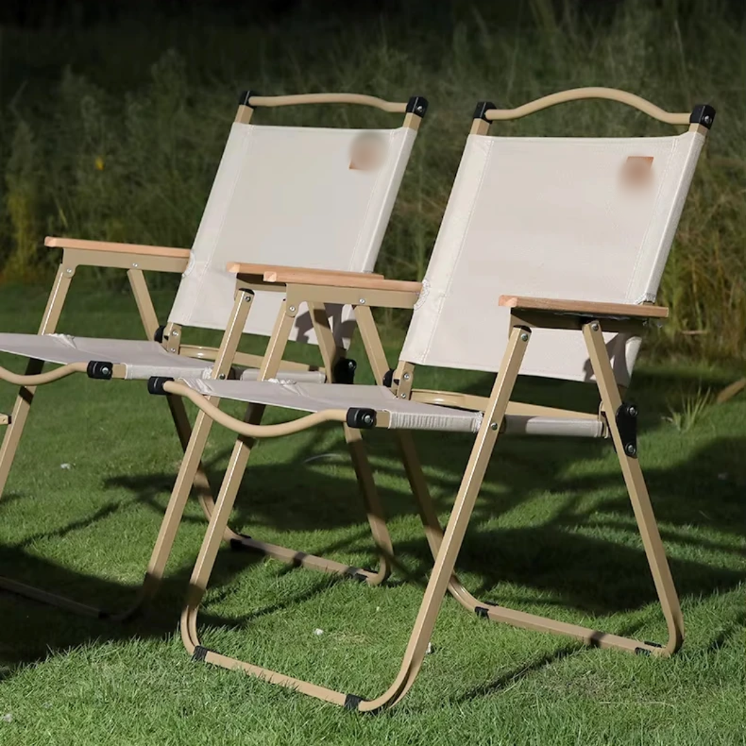 Foldable Camping Chair With Armrest