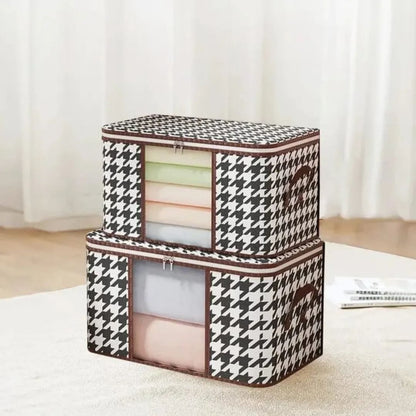 2-in-1 Foldable Large Cloth Organizer Storage Box