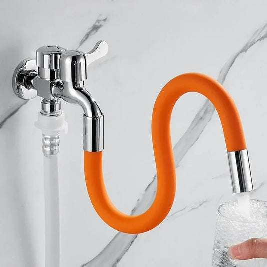 360 degree rotating silicone faucet extender hose for kitchen and bathroom sink taps