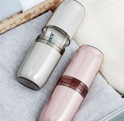 Travel toothbrush holder