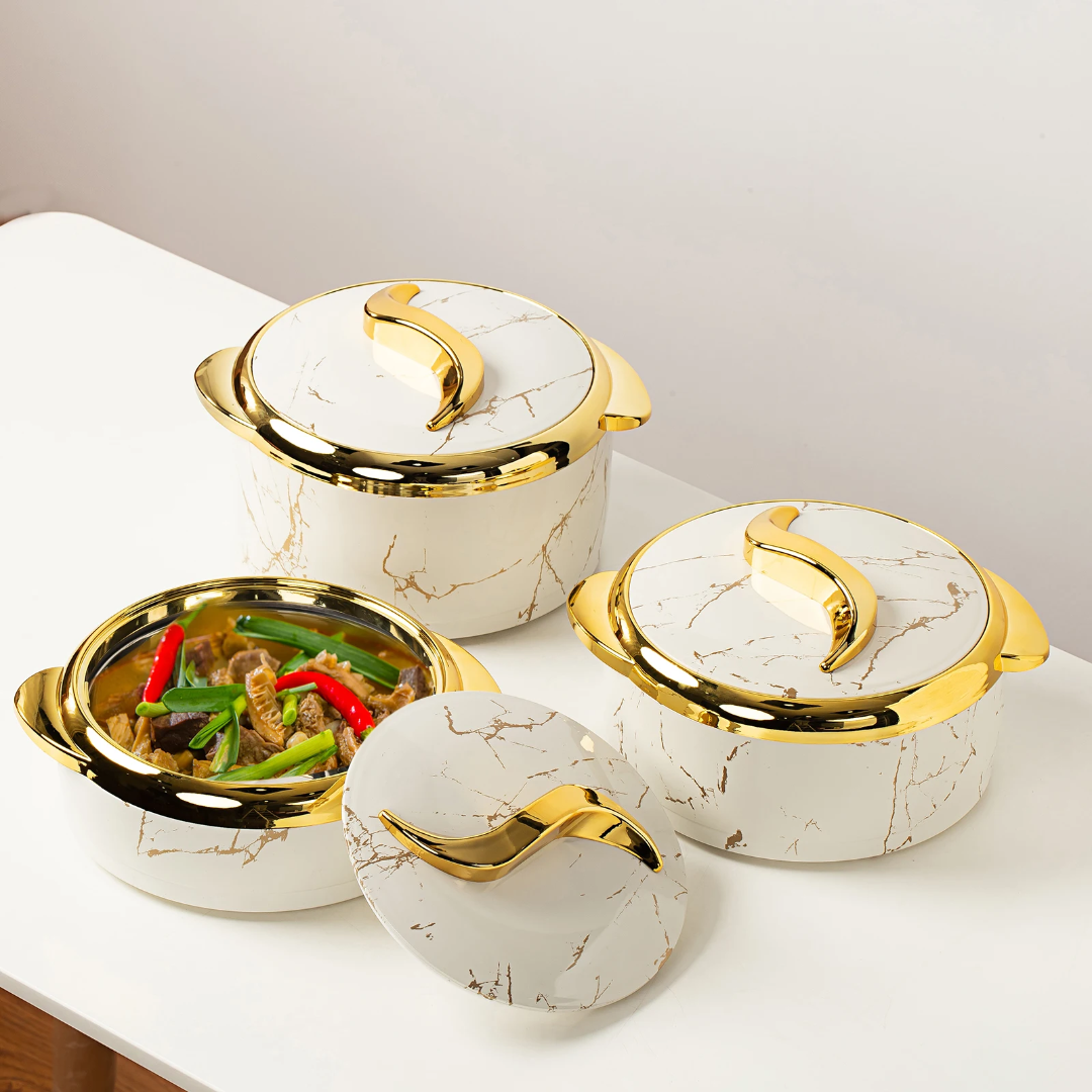 3PCS Hot Pot Food Warmer Set