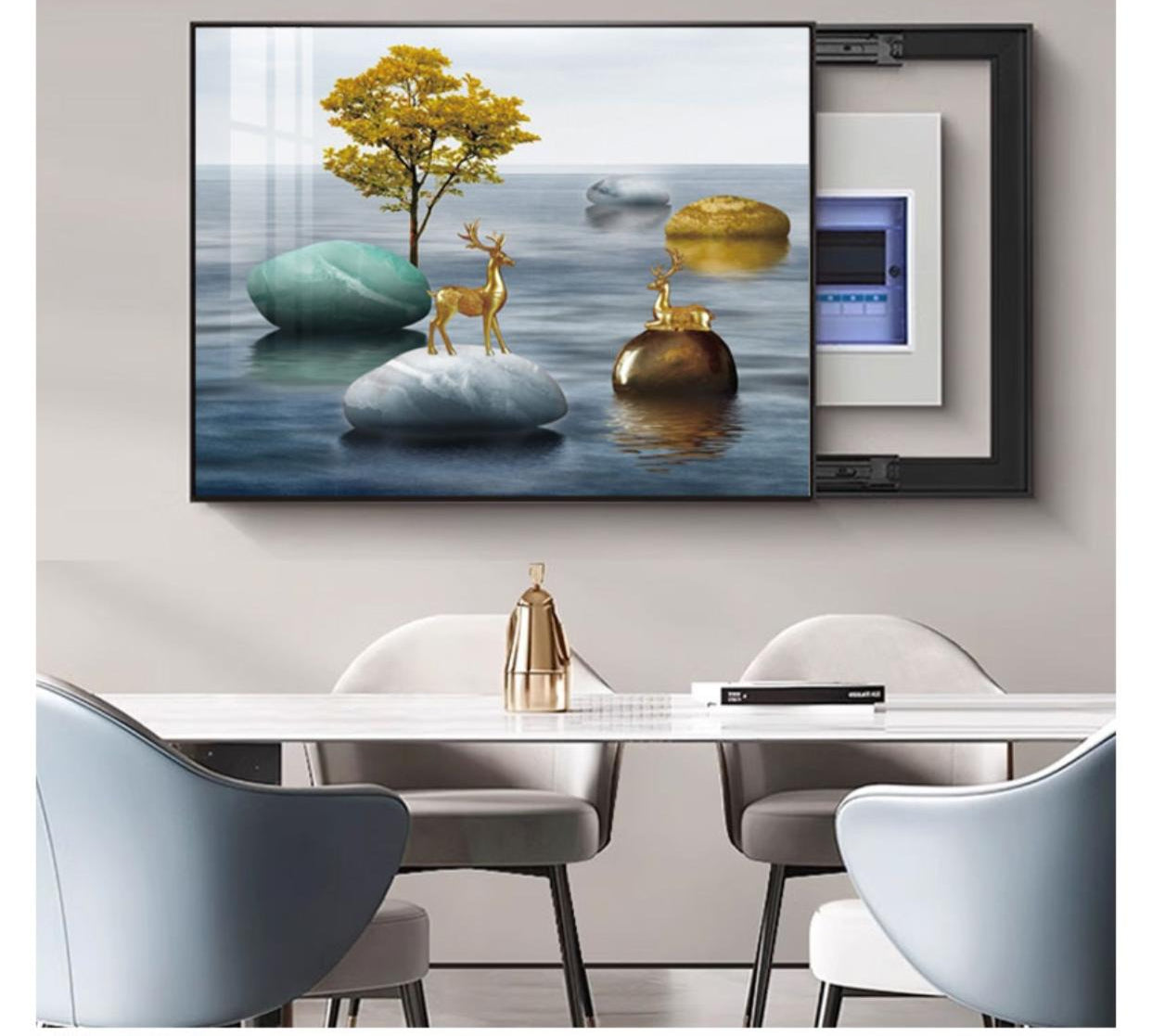 Electric Meter Box Decorative Wall Art Cover