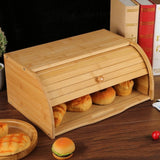 Big Size Bamboo Bread Bin