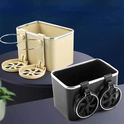 Car Arm Rest Organizer with Twin Cup Holders
