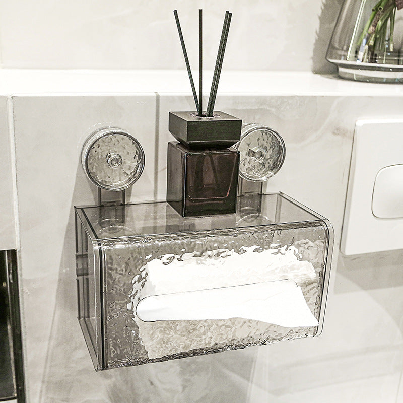 Suction Cup Glacier Pattern Tissue Box
