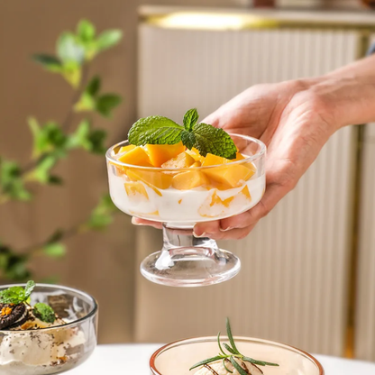 6pc Ice Cream & Dessert Glasses