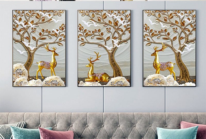 3Pc Beautiful Wooden Wall Hangings